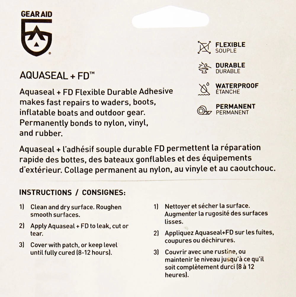 Gear Aid Aquaseal FD Drysuit / Wetsuit Repair Kit .25oz 3 Gear Aid Aquaseal FD Drysuit / Wetsuit Repair Kit .25oz