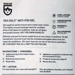 Gear Aid Sea Gold Dive Mask Anti-Fog Gel 37ml
