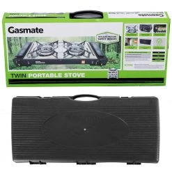 Gasmate Deluxe Twin Portable Butane Stove