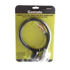 Gasmate 2.0kg QCC LPG Regulator With Hose 600mm