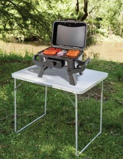 Gasmate Adventurer Deluxe 1-Burner Portable BBQ Black -Deals Gasmate Store bq1077 adventurer 201bnr 20lifestyle sml