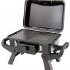 Gasmate Adventurer Deluxe 1-Burner Portable BBQ Black -Deals Gasmate Store bq1077 adventurer 201bnr 20open sml