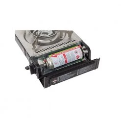 Gasmate Travelmate II Deluxe Twin Stove With Hotplate -Deals Gasmate Store cs603 gasmate double butane stove gasmatesml4