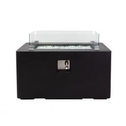 Gasmate Obsidian Rectangular Gas Fire Table -Deals Gasmate Store gm142 160 obsidian 2 sml